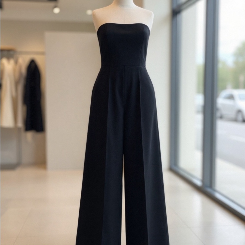 🌺NWT🌺 Express Black Strapless Jumpsuit